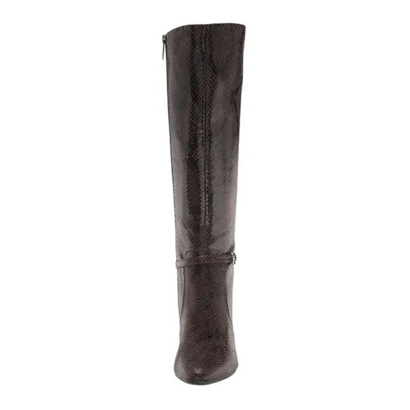 Bandolino Women's Brenda Regular Calf Knee High Boots Dark Bown Size 8 1/2