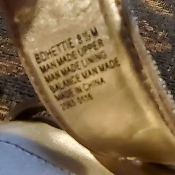 Bandolino Bohettie Gold Wedge Sandals