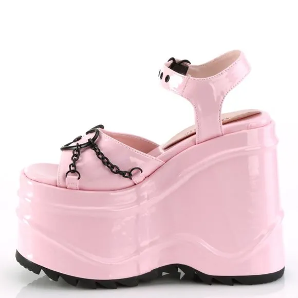 Barbie Barbiecore Platform Heart Shoes