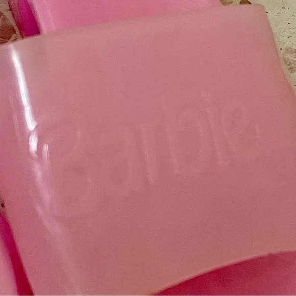 Barbie x Forever 21 Womens Size 10 Pink Platform Jelly Slides Sandals Y2K