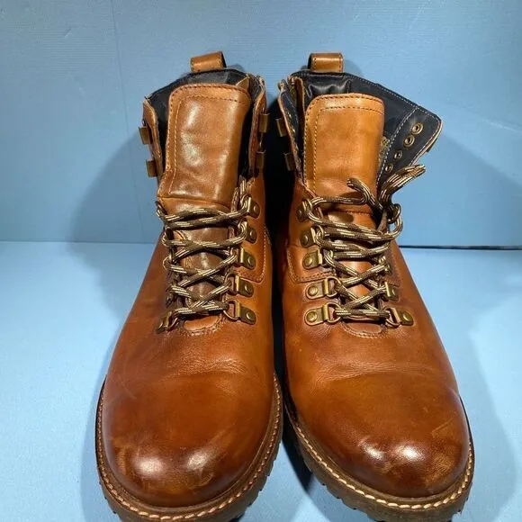 Bar III Mens Casual Shoes Kade Alpine Leather Boots Tan Brown 9,5