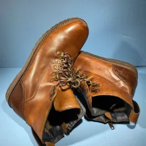 Bar III Mens Casual Shoes Kade Alpine Leather Boots Tan Brown 9,5