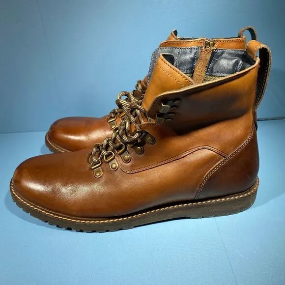 Bar III Mens Casual Shoes Kade Alpine Leather Boots Tan Brown 9,5