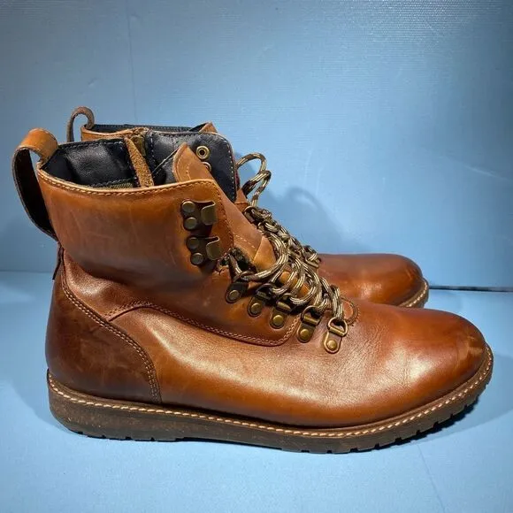 Bar III Mens Casual Shoes Kade Alpine Leather Boots Tan Brown 9,5