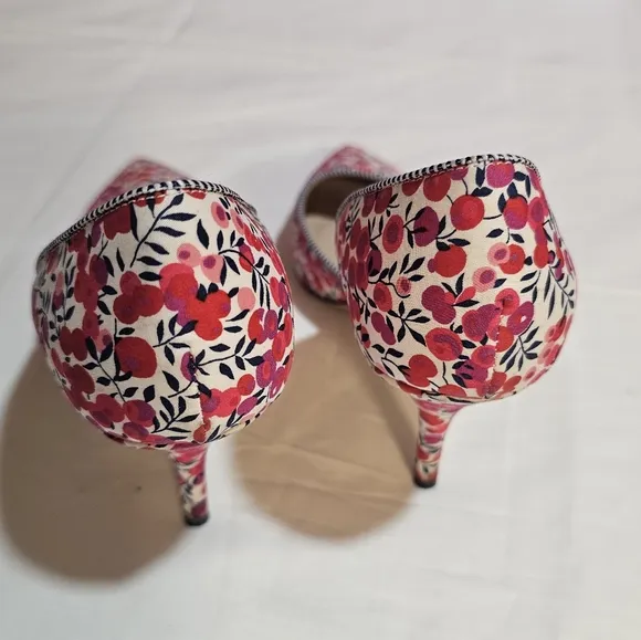 Beautiful J.crew d'Orsay Liberty Print Pumps Shoes 7