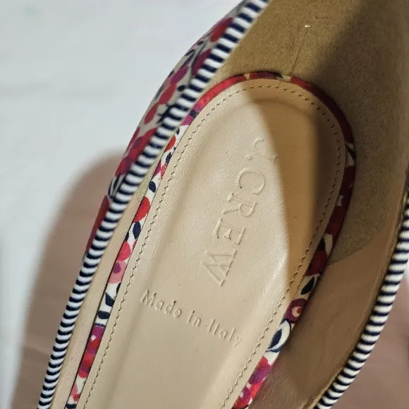 Beautiful J.crew d'Orsay Liberty Print Pumps Shoes 7