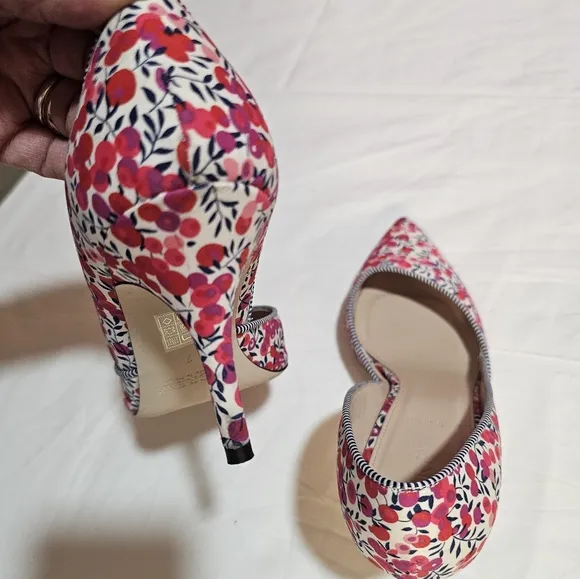 Beautiful J.crew d'Orsay Liberty Print Pumps Shoes 7