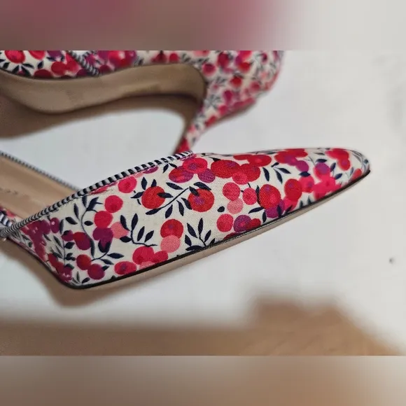Beautiful J.crew d'Orsay Liberty Print Pumps Shoes 7