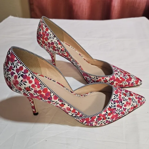 Beautiful J.crew d'Orsay Liberty Print Pumps Shoes 7