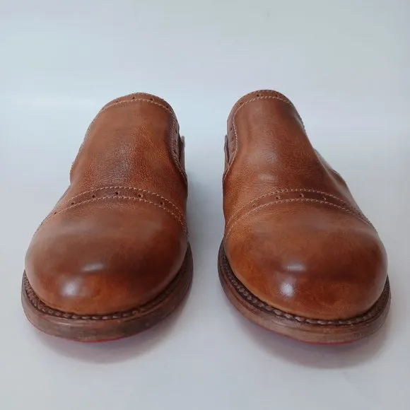 Bed Stu Cobbler Series Shoes Mules Leather Platform Heels Womens size 7.5 NEW