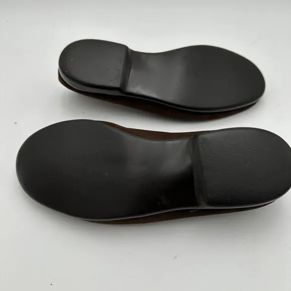 Belgian Shoes Mr. Casual in Brown Suede Size 5W NEVER WORN