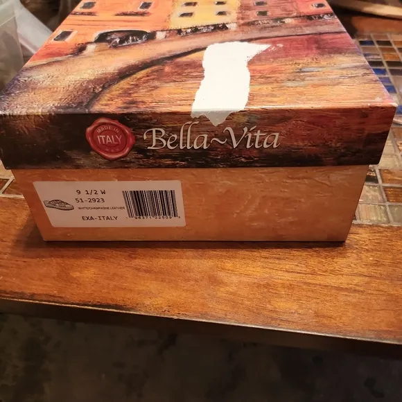 Bella Vita Italy Exa-Italy Espadrille Wedge Sandals size 9.5 NEW