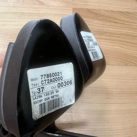 Belstaff Black High Heel Platform Heels