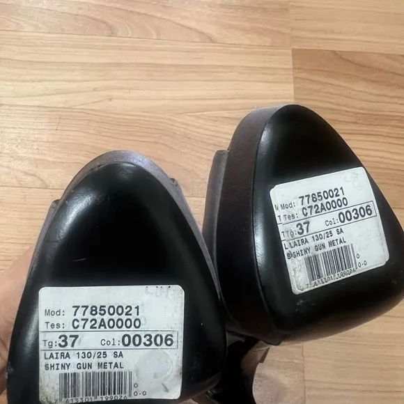 Belstaff Black High Heel Platform Heels