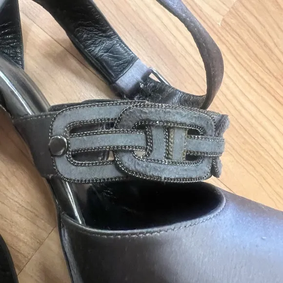 Belstaff Black High Heel Platform Heels