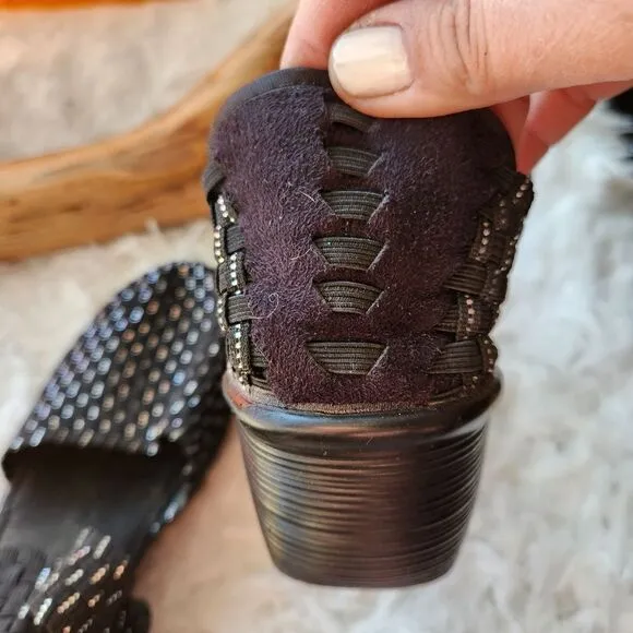 Bernie Mev woven platform mary janes