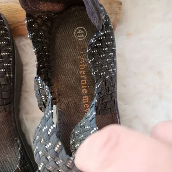 Bernie Mev woven platform mary janes