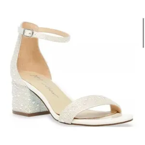 Betsey Johnson Mari Block Heel Evening Sandals