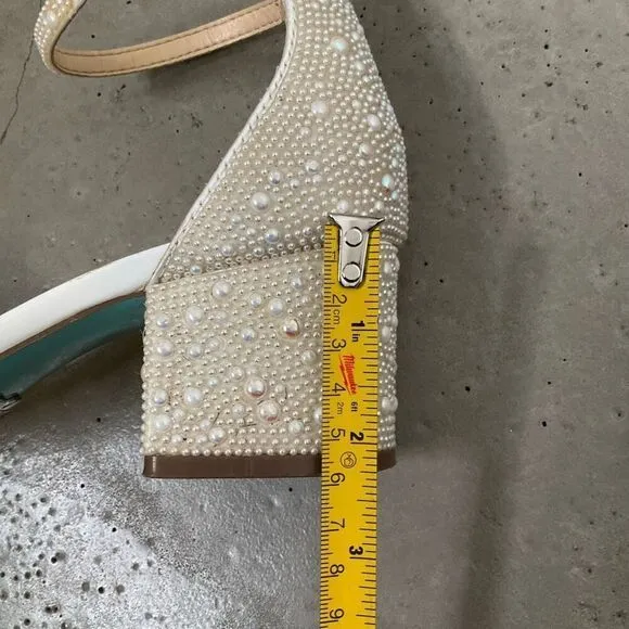 Betsey Johnson Mari Block Heel Evening Sandals