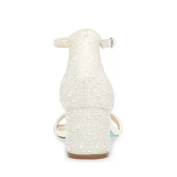 Betsey Johnson Mari Block Heel Evening Sandals