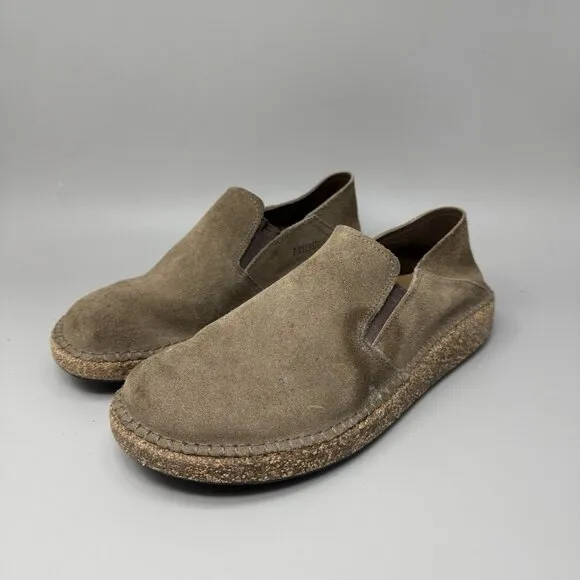 Birkenstock Callan Women’s Suede Leather Brown Slip On Loafers Shoes Size 10 US
