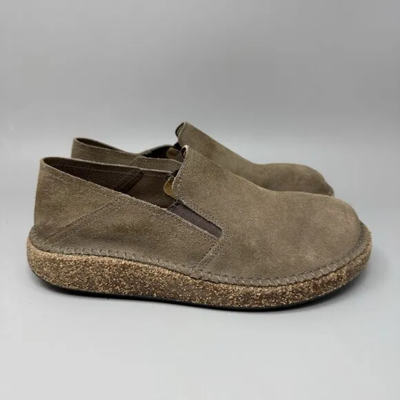 Birkenstock Callan Women’s Suede Leather Brown Slip On Loafers Shoes Size 10 US
