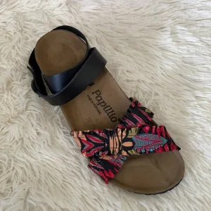 Birkenstock Floral Wedge Heel Sandals