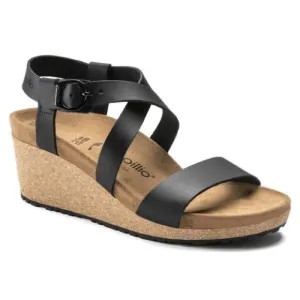 Birkenstock Papillio Sibyl Black Wedge Sandals