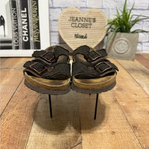 Birkis by Birkenstock Tweed sandals Arizona hard to find rare size L 11 M 9