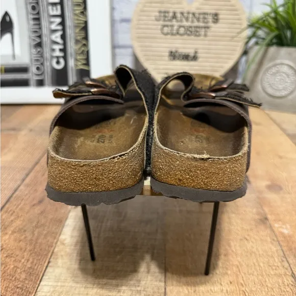 Birkis by Birkenstock Tweed sandals Arizona hard to find rare size L 11 M 9
