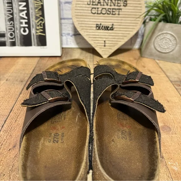 Birkis by Birkenstock Tweed sandals Arizona hard to find rare size L 11 M 9