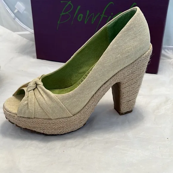 Blowfish Malibu Platform Open Toe Shoes