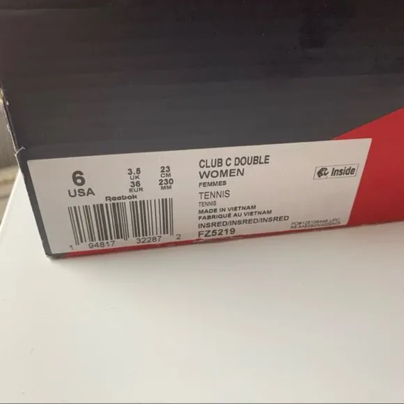 *BNWB* Reebok Cardi Coated Club C Double Women's