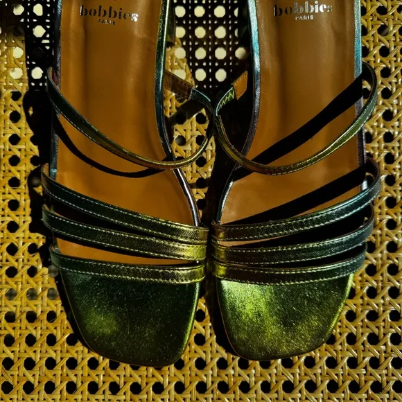Bobbies Sonja Mules in Acid Rainbow size 37