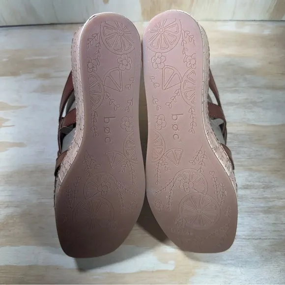 Boc Cora Brown Wedge Sandals Women’s Size 10- New in Box