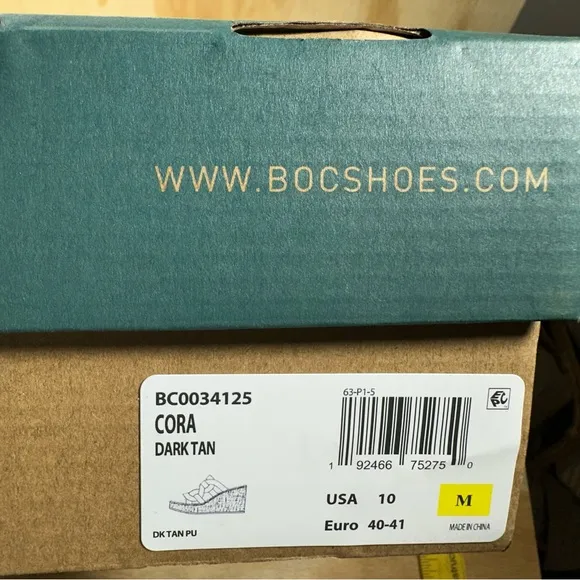 Boc Cora Brown Wedge Sandals Women’s Size 10- New in Box