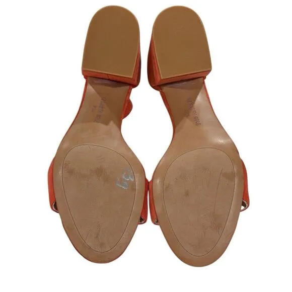 BOGO ‼️ Kenneth Cole Hannon ankle wrap sandals with block heel