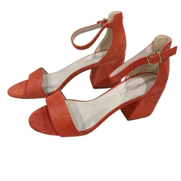 BOGO ‼️ Kenneth Cole Hannon ankle wrap sandals with block heel
