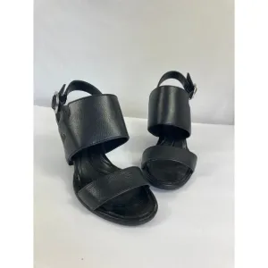 Born Cindie Heel Sandals Black Size 6