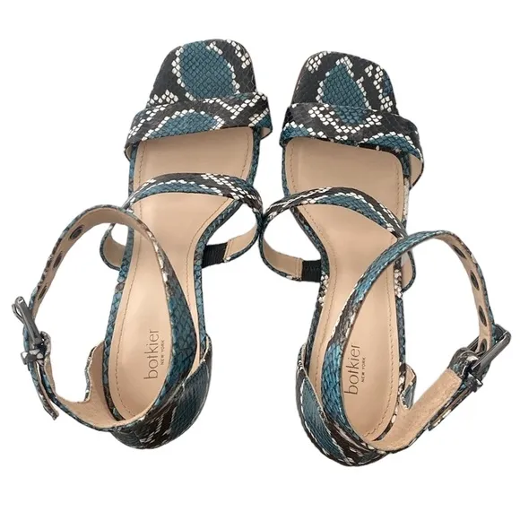 Botkier NY Lorri Snakeskin Leather Sandals