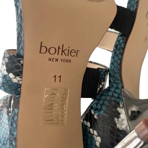 Botkier NY Lorri Snakeskin Leather Sandals
