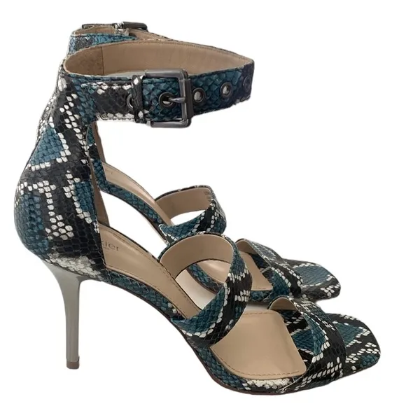 Botkier NY Lorri Snakeskin Leather Sandals