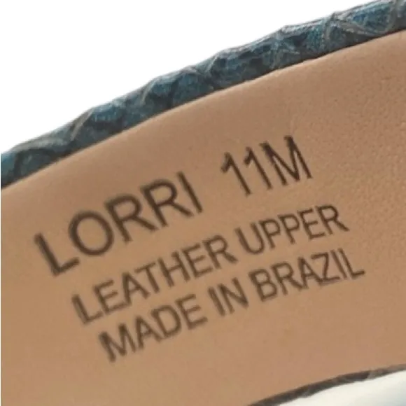 Botkier NY Lorri Snakeskin Leather Sandals