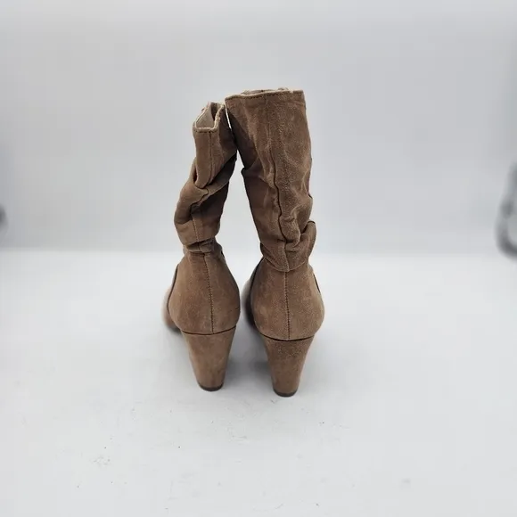 Botkier Skylar Slouch Boots Nutmeg Suede Size 6