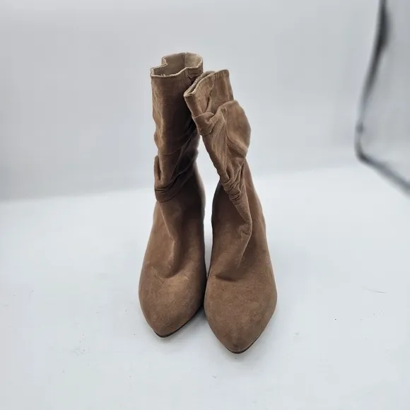 Botkier Skylar Slouch Boots Nutmeg Suede Size 6