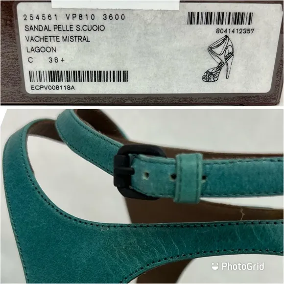 BOTTEGA VENETA Intrecciato Leather Sandal Shoes  EU 38.5 / US 8.5  New in Box