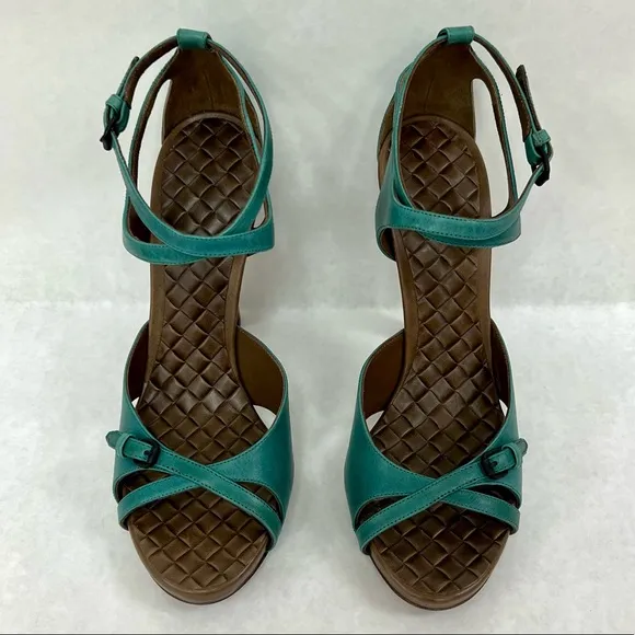 BOTTEGA VENETA Intrecciato Leather Sandal Shoes  EU 38.5 / US 8.5  New in Box