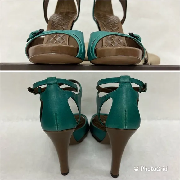 BOTTEGA VENETA Intrecciato Leather Sandal Shoes  EU 38.5 / US 8.5  New in Box