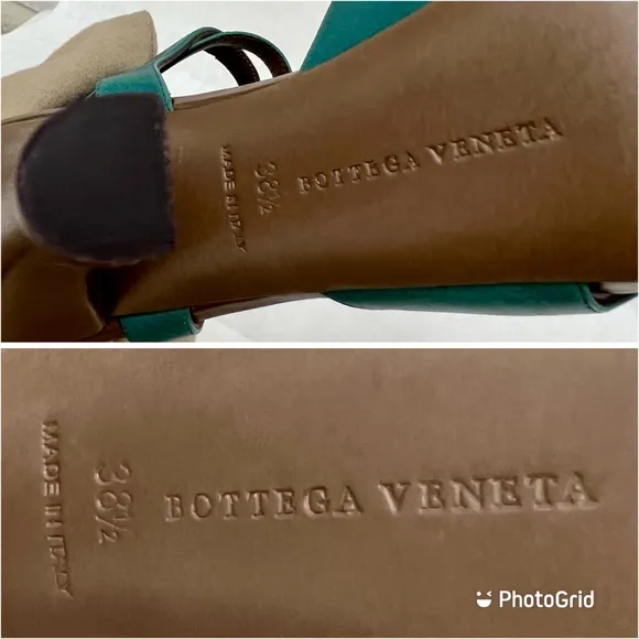 BOTTEGA VENETA Intrecciato Leather Sandal Shoes  EU 38.5 / US 8.5  New in Box