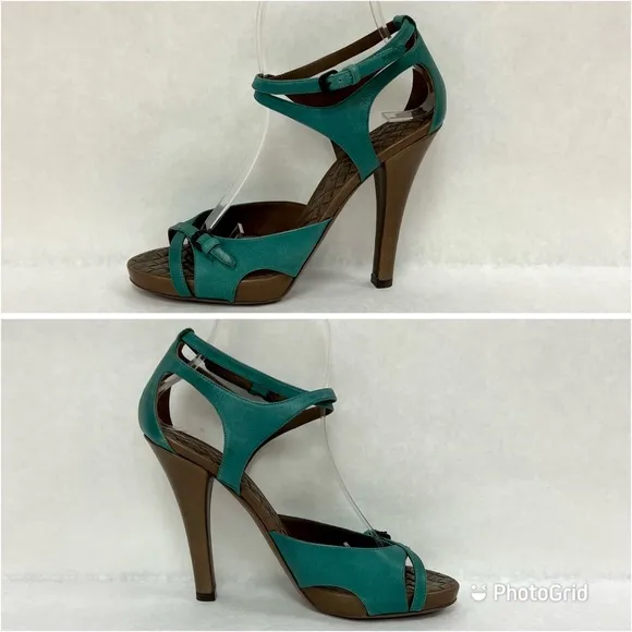 BOTTEGA VENETA Intrecciato Leather Sandal Shoes  EU 38.5 / US 8.5  New in Box